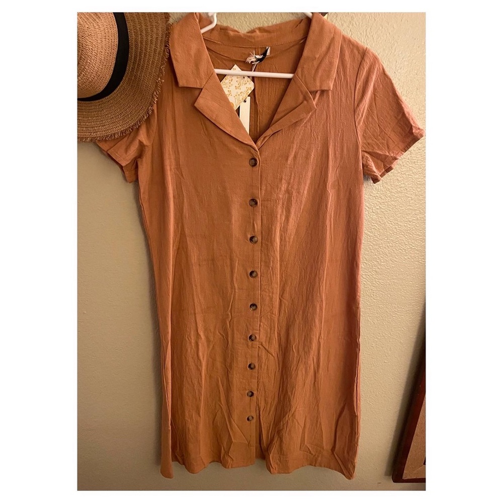 NWT Crescent in Burnt Orange Dress